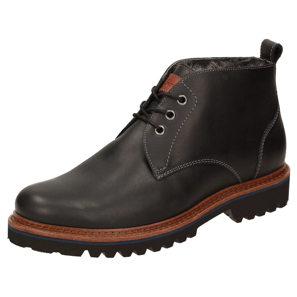 Sioux Herrenschuhe Adalrik-701-LF-H Stiefeletten/Stiefel Glattleder Gummisohle N