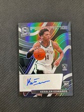 2021-22 Panini Spectra Aspiring Kessler Edwards Rookie Auto Silver Prizm /99
