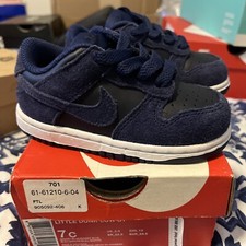Nike Little Dunk Low BT Binary Blue Toddler Size 7c Dead Stock cond 905092-406