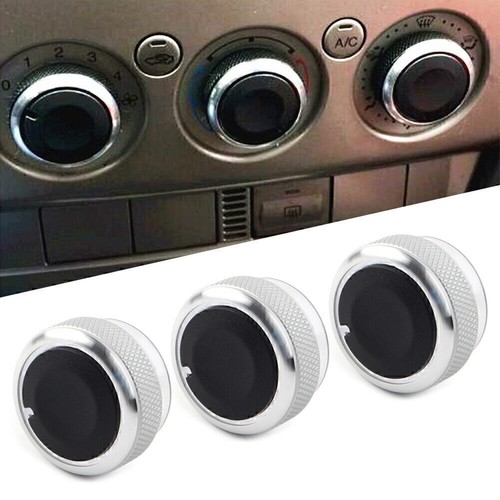 3x Fit Ford Focus MK2 MK3 Mondeo C/S-max Air Conditioner Switch Knob Button Trim