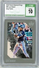 LUIS ROBERT 2020 Panini Diamond Kings #95 Gray Frame White Sox CSG 10 Pristine