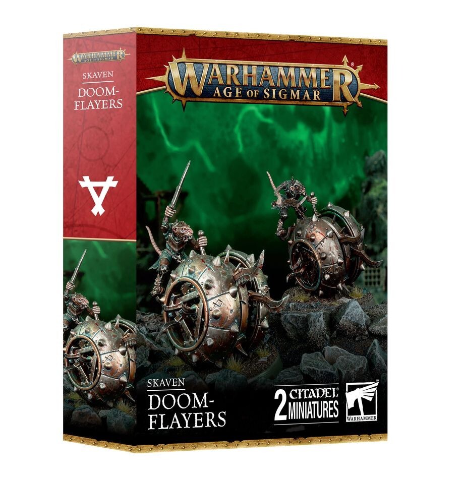 SCORTICAFATO set di 2 miniature SKAVEN warhammer AGE OF SIGMAR età 12+
