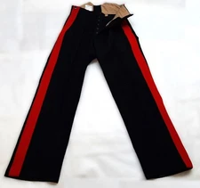 Vintage No1 Trousers British Army Red Stripe Blues Other Ranks 1966 Faulty