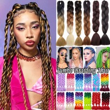 24" Afro Twist Braids Ombre Synthetic Jumbo Braiding Extension Hair Dreads lock