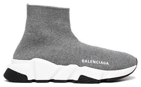 Balenciaga Knit Speed Trainer Gray Sneakers - Size 39 512527_W0650_1224.png.png main image 4