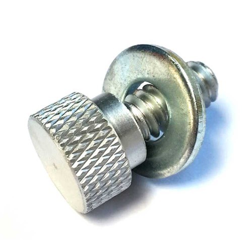 Blue Billet Aluminum Bolt for Harley Mounting Seat to Top Fender -  ER