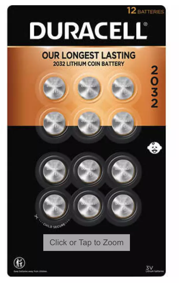 Duracell on sale 2032 equivalent