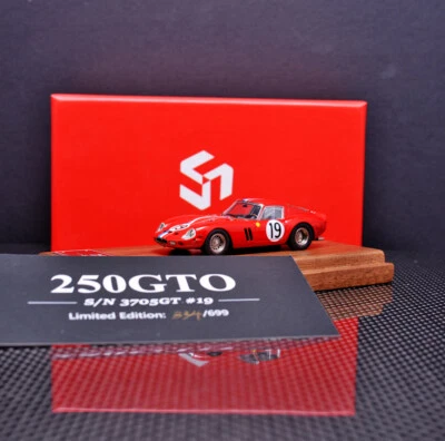 SCM MY64 1:64 Ferrari 250 GTO 172#19#25#24#9 Le Mans 1962