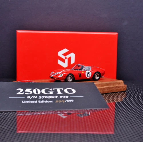 SCM MY64 1:64 Ferrari 250 GTO 172#19#25#24#9 Le Mans 1962 Car Model - Picture 6 of 22