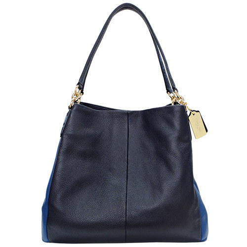 SIGNATURE SHOULDER BAG LEATHER - F35893 