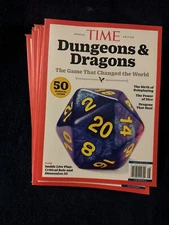 Dungeons and & Dragons Special Edition Time Magazine 50 Magical Years Changed