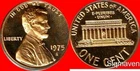 1975 S Lincoln Cent Gem Proof