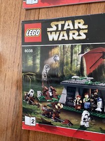 Manuals ONLY - Instructions books 1 & 2 Lego 8038 Star Wars Battle of Endor
