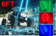 6ft LED Light Whip Off-Road Antenna Strip Light for Trucks ATV UTV Marine Dunes