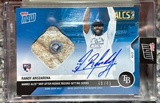 2020 TOPPS NOW ALCS AUTO ROOKIE RELIC CARD Sealed /49 RANDY AROZARENA MVP #435A