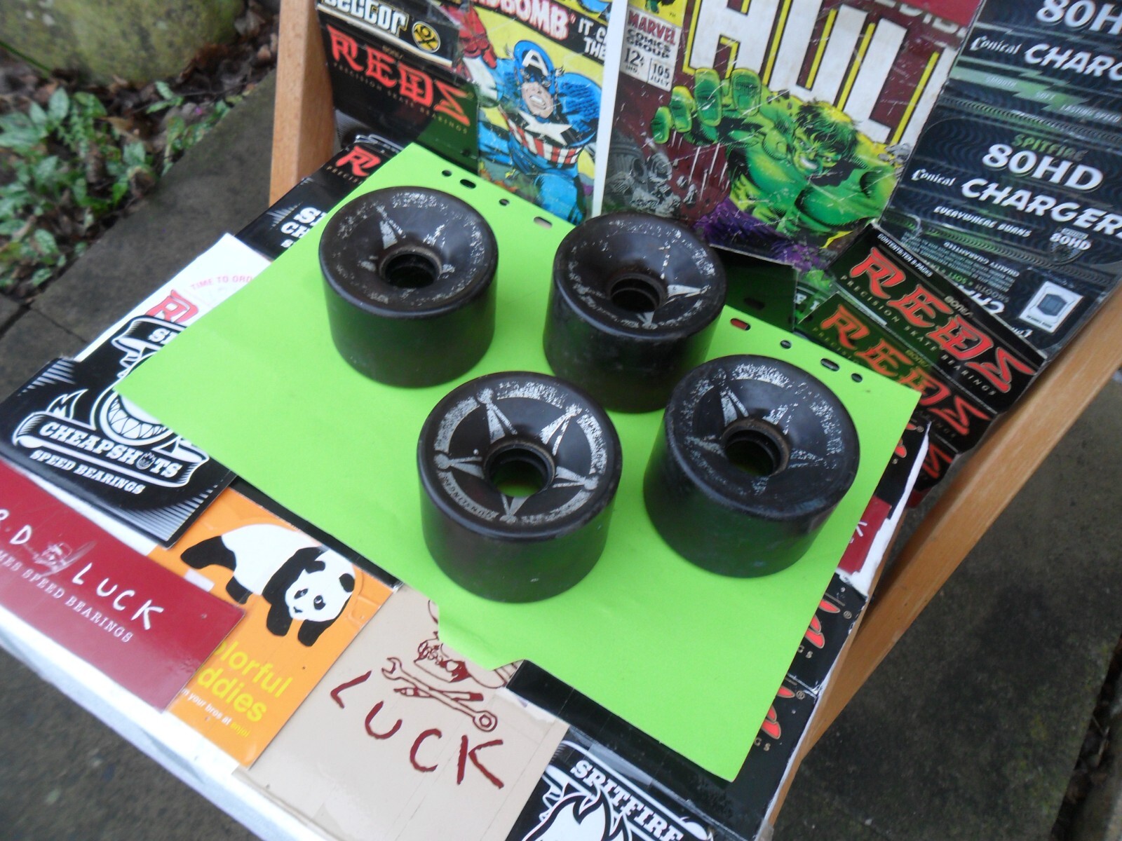 GUNSLINGER LONGBOARD WHEELS ONLY SET ON EBAY UK eBay