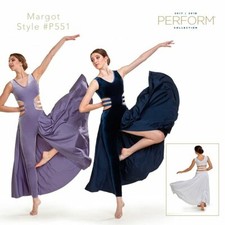 Child Large WHITE Dance Dress Costume Contemporary Ballet