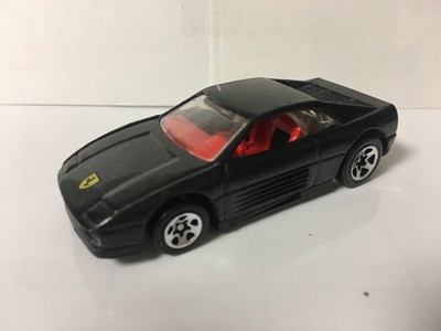 Hot Wheels Ferrari 348 Black With Red Interior Ebay