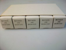 SLEEVE OF FIVE RAYTHEON JAN OA2WA TUBES