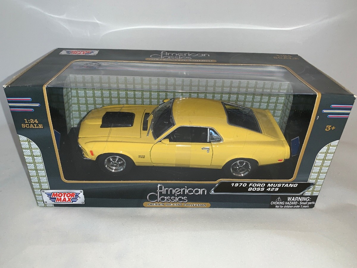 1/24 フォード MUSTANG BOSS 429 1970 1970 Boss 429 Mustang 1:24 Scale Diecast Model by Motormax