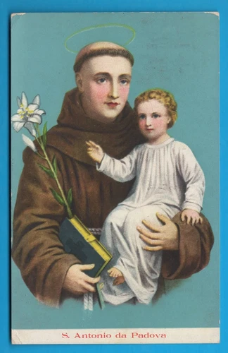 S. Antonio da Padova cartolina FP vintage postcard MA1660 - Foto 1 di 2