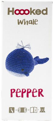 Hoooked Whale Pepper Yarn Kit W/Eco Barbante Yarn- (Pack of 1 Skein)