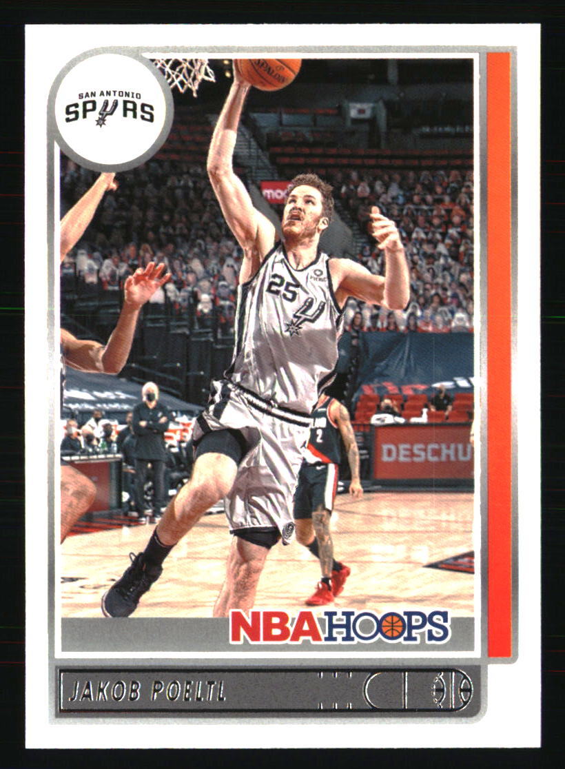 Jakob Poeltl 2021-22 Hoops #44 BASKETBALL Card