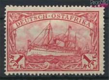 Briefmarken Deutsch-Ostafrika 1919 Mi 38II B mit Falz Schiffe, Boote(9397036