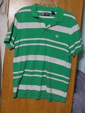 MEN'S SHORT SLEEVE STRIPED SHIRT BY CHAPS / SIZE L/G