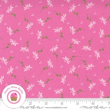 Moda SINCERELY YOURS 37612 15 Pink Daisy Floral SHERRI & CHELSI Quilt Fabric