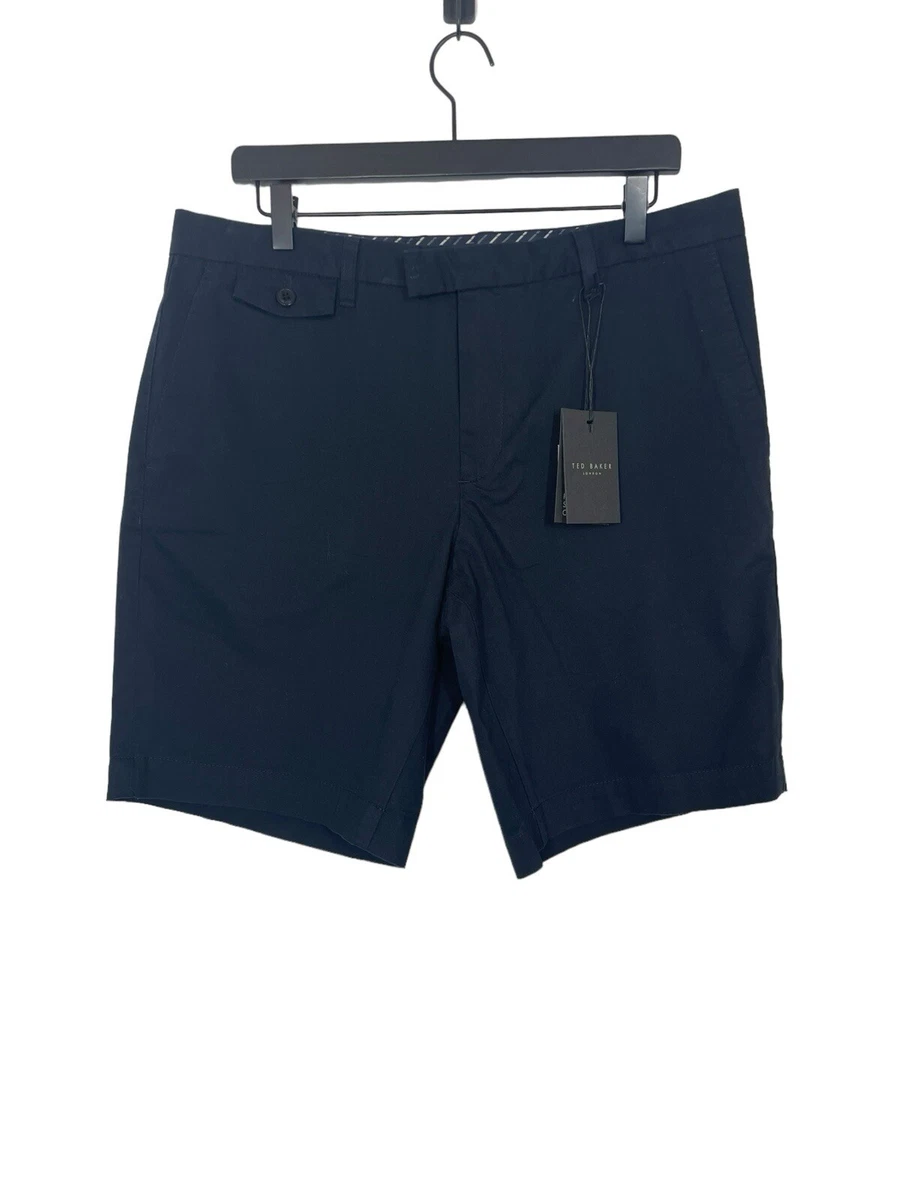 Short Chino Ted Baker Pour Homme, Taille 32, Bleu, Idéal Pour Un Look Décontracté Et Stylé