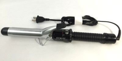 Conair Instant Heat Hair Hot Curling Iron CD87W 1'' Barrel 25 Heat Settings Prom