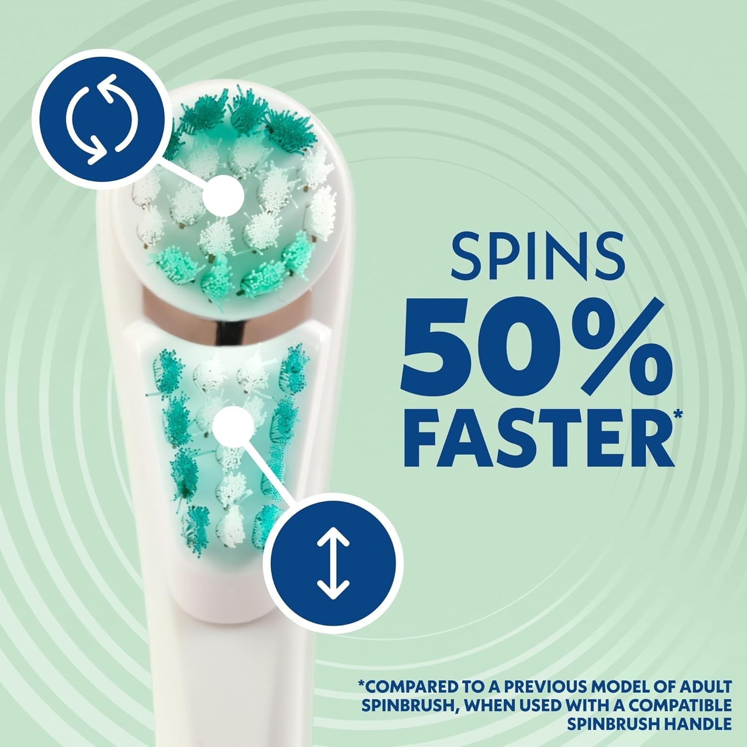 PRO Clean Electric Toothbrush Replacement Heads, 2 Count - Medium Bristles
