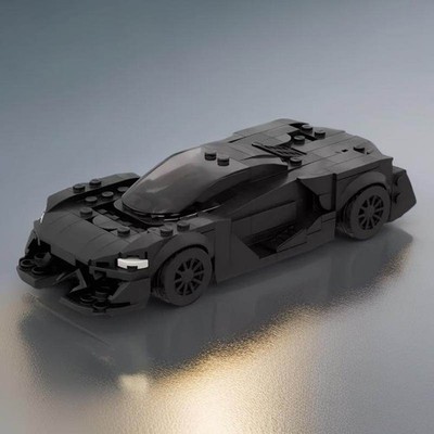 MOC Building Block SRT Tomahawk VGT Speed Series 8 Grid Car Racing Model Toy 