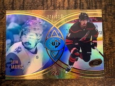 Upper Deck Extended 2025-26 UD3 Gold Seth Jarvis UD3-28 Hurricanes /333