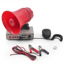 12V 130dB Sound Car Alarm Horn Speaker With Amplifier MIC System and Card reader