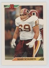1992 Bowman Mark Schlereth #64 00l8