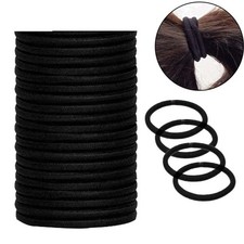 10/30/50PCS Elastic Hair Bands 4mm Ponytail Holders Hair Ties for Women Men