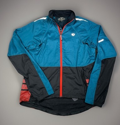 Pearl Izumi Elite Barrier Convertible Cycling Jacket Men M Zip Pockets Vented