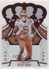 2020 Panini Chronicles Draft Picks Crown Royale Mirror Red Tee Higgins #24 1x9