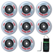 Inline Skate Wheels With Wheels Bag 72MM/76MM 85A Shining Flash Inline Skate ...