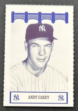 1992 The Wiz/AT&T Yankees Of The 50’s Andy Carey Baseball Card #NNO VG O/C