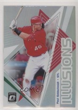 2019 Panini Donruss Optic Optic Illusions Holo Prizm Paul Goldschmidt #OI-2 3d6