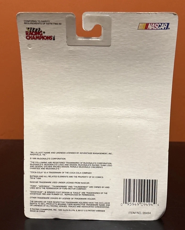 Lote de 2 autos NASCAR 1995 fundidos a presión sellados en paquete coleccionables Foto 4 de 4
