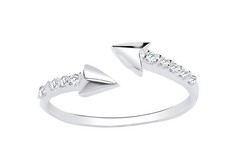 Arrow Ring Solid Sterling Silver Ladies