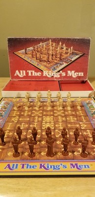 All The Kings Men Chess-Style Board Game, Vintage, 1970s, 100% Complete 