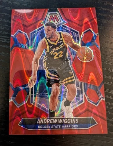 🔥2023-24 Panini Mosaic Andrew Wiggins Red Seismic Prizm #/299🔥