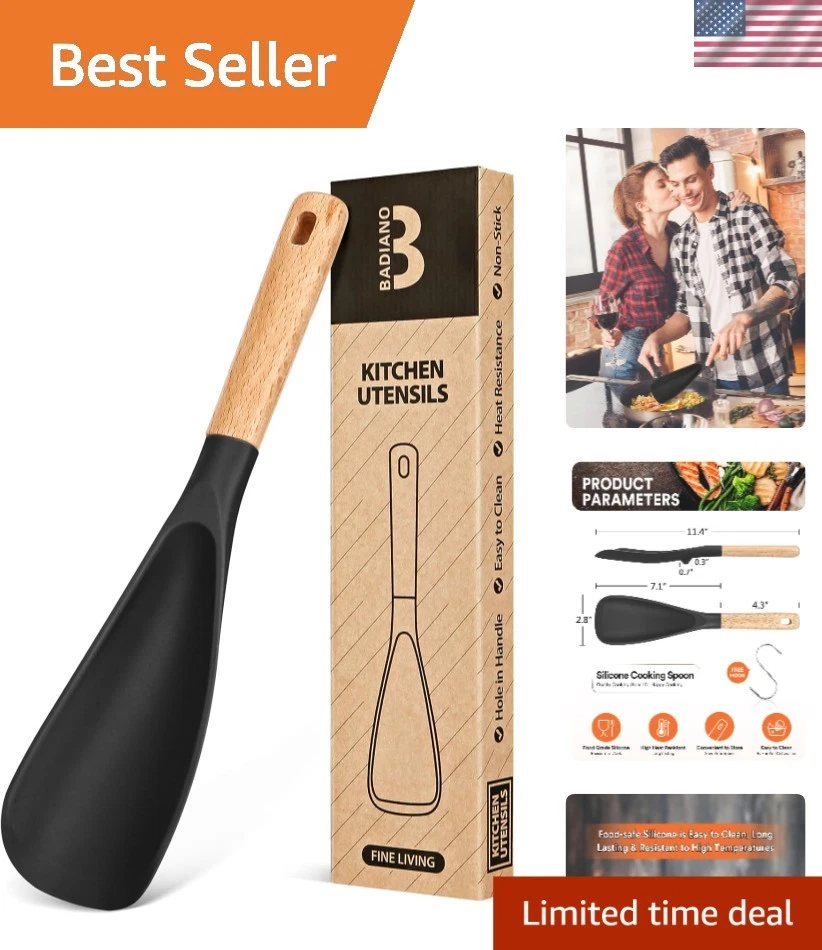 Cooking Spoon for Nonstick Cookwares, Great for Cooking and Serving Sturdy BP...