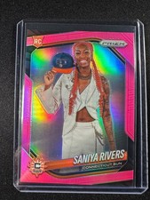 2025 Panini Prizm WNBA Saniya Rivers Variation Prizm Pink /175 RC Sun
