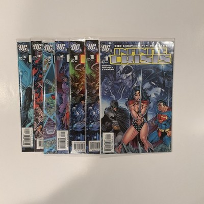 Infinite Crisis Lot 1 2 3 4 5 6 7 With Some Variants Near Mint Nm 2005 Dc Comics